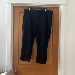 Gently worn black pants
